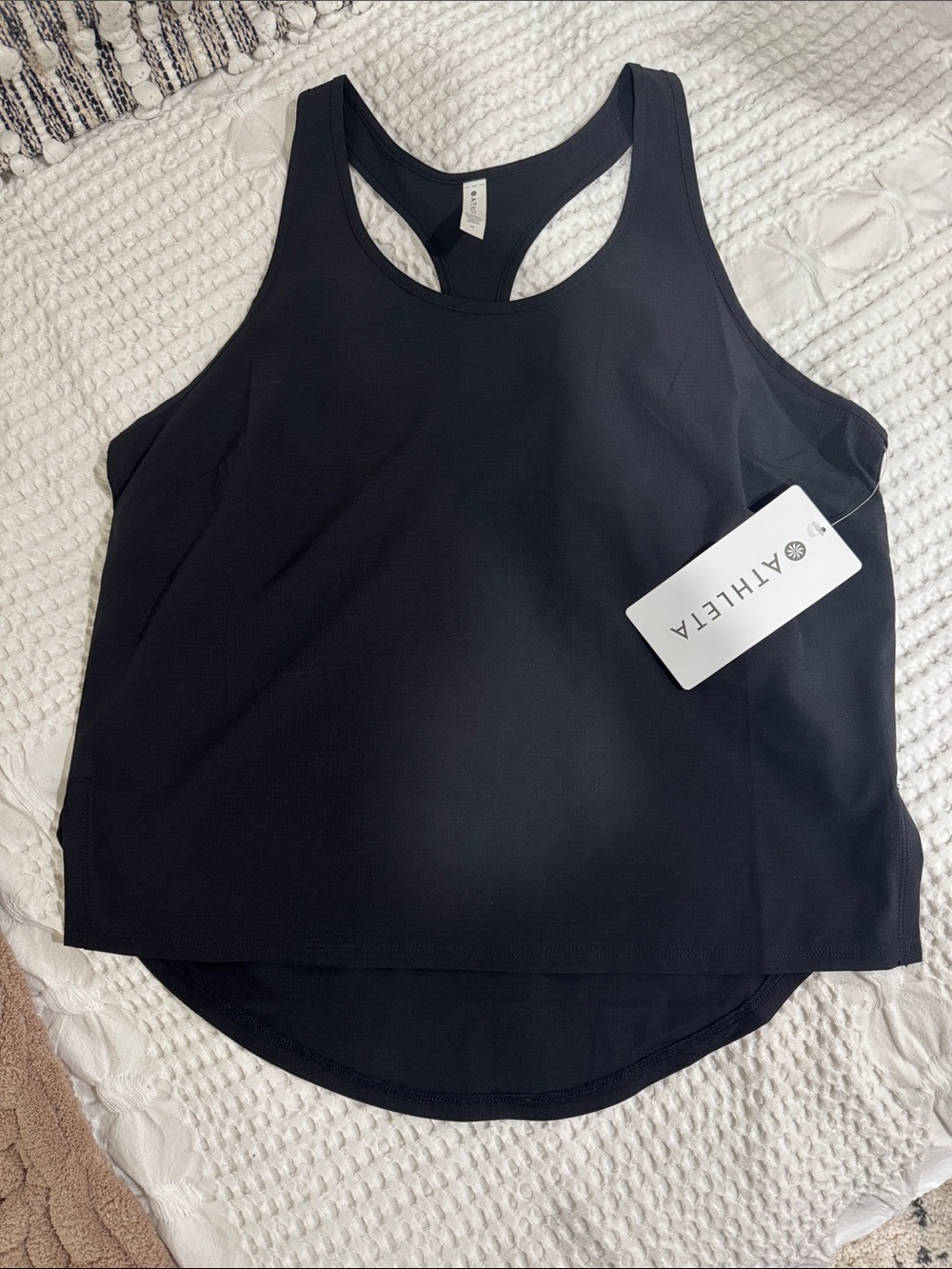 Athleta Black Navigate Racerback Tank